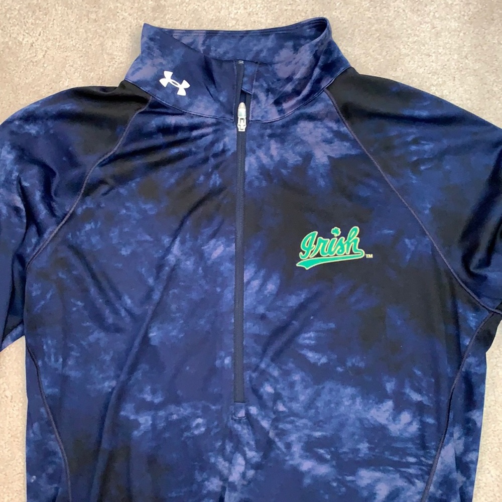 Notre Dame half zip